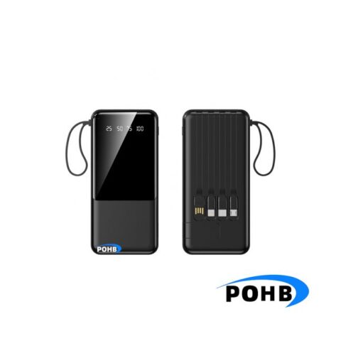 POHB Power Bank Portable - Charge Rapide - 20000mah C21 - Noir – Image 4