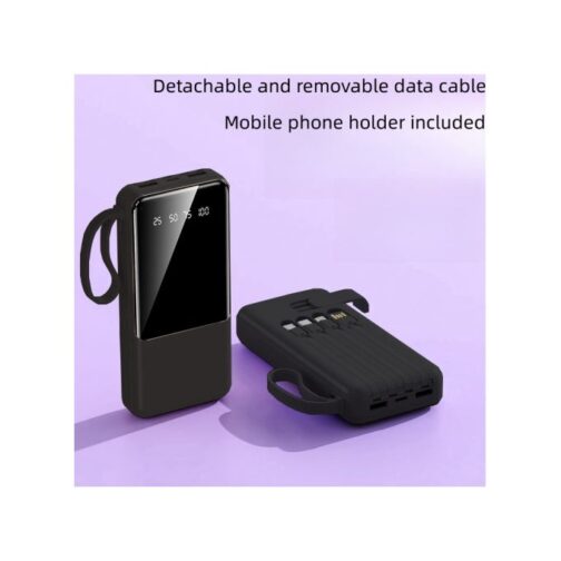 POHB Power Bank Portable - Charge Rapide - 20000mah C21 - Noir